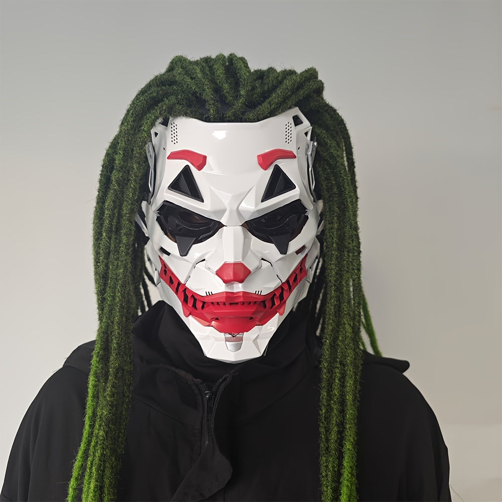 Maschera Joker Clown Halloween – Accessorio Horror per Feste e Carnevale
