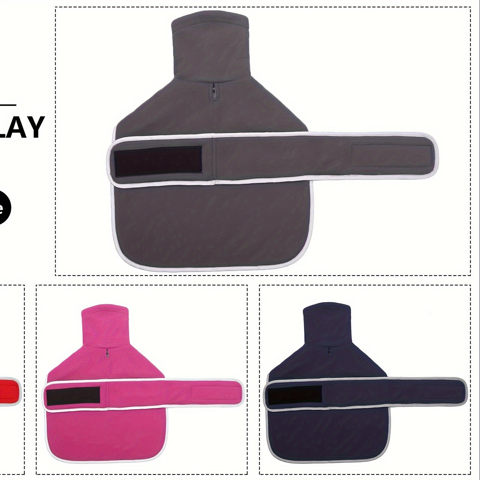 Cozy Gray Dachshund dog Coat - Soft Padded Fleece Lining, High Collar, Adjustable Straps, Perfect for Cold Weather, Outdoor Activities, and Pet Costumes - Ideal for Small Breed Dogs