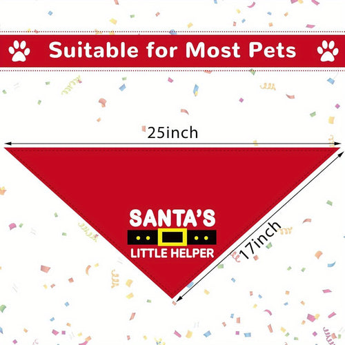 9pcs Adjustable and Washable Patriotic Holiday Bandanas for Large Dogs - Perfect for Birthday Costumes!