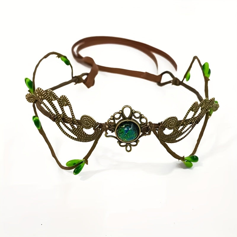 Tiara Regina Elfa Oscura – Corona Gotica per Carnevale Cosplay e Halloween