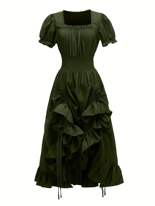 Abito Rinascimentale Vittoriano Donna – Vestito Vintage Elegante per Halloween e Cosplay