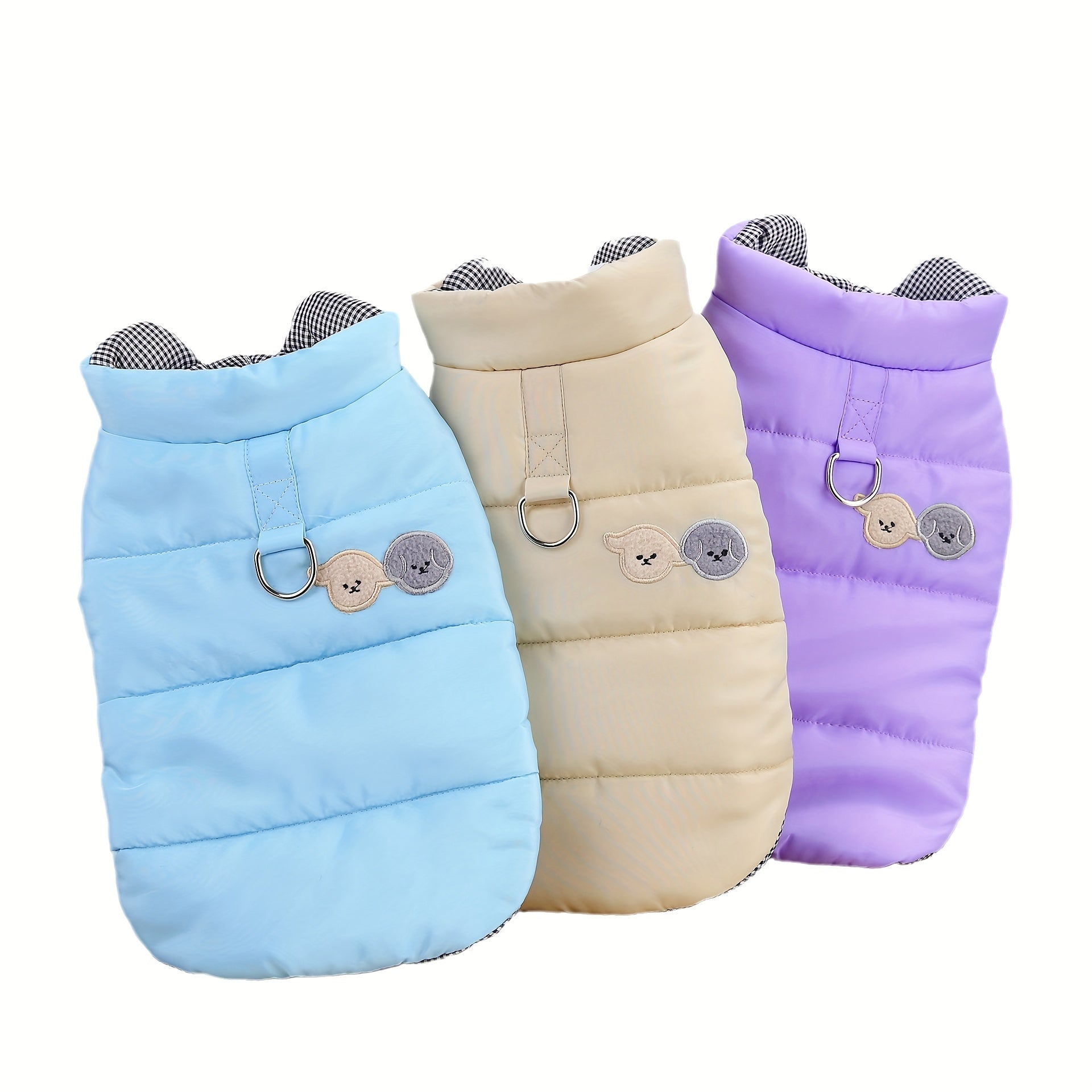 Giacca Pile Cane Inverno - Cappotto Caldo per Cani Piccoli e Medi con Anello