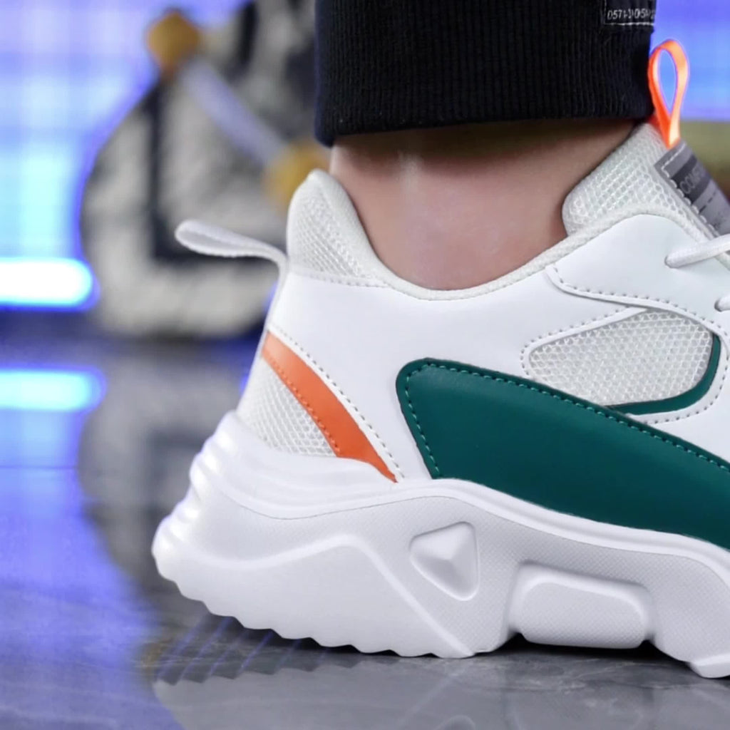 Sneakers Platform Uomo con Zeppa - Scarpe Sportive Dad Shoes Traspiranti