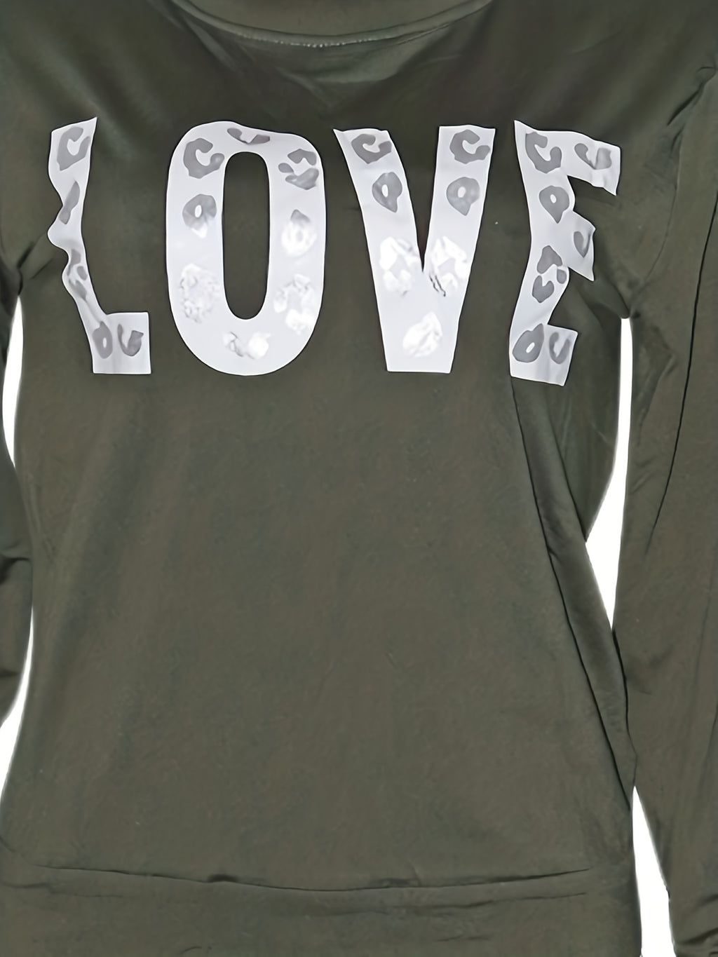 Tuta Sportiva Donna Due Pezzi - Completo Felpa e Pantaloni Stampa Love