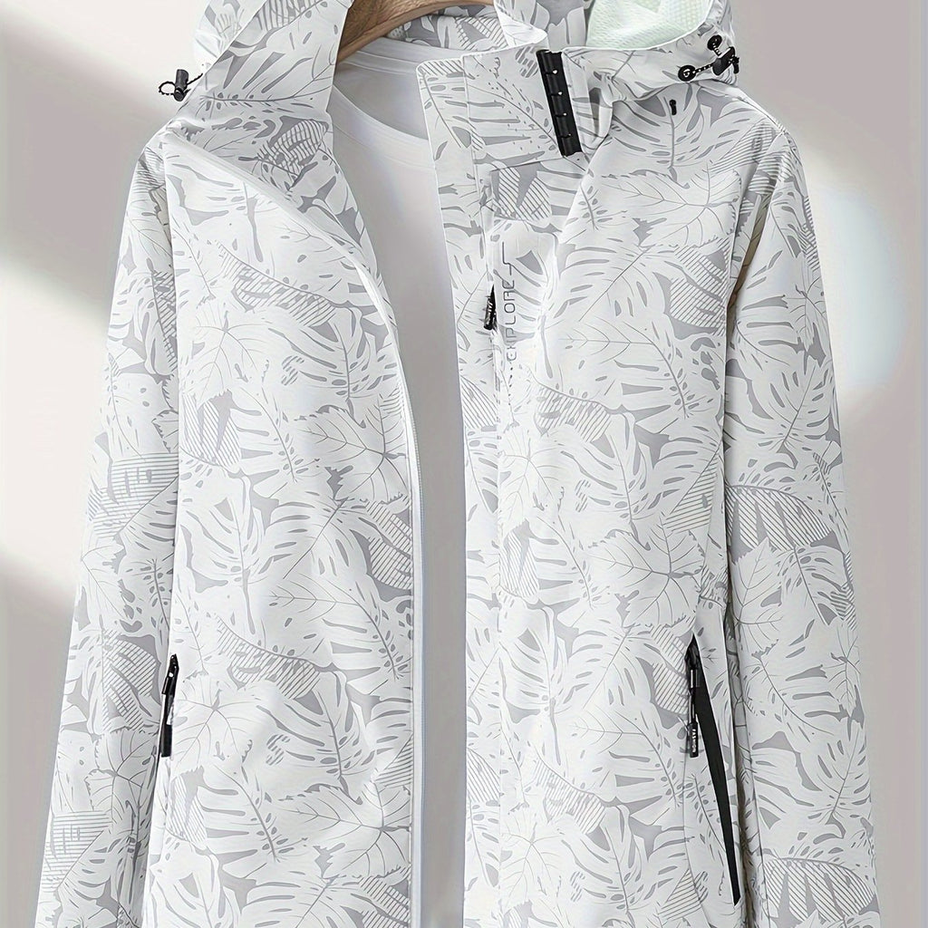Giacca Antivento Donna con Cappuccio Staccabile - Windbreaker Casual