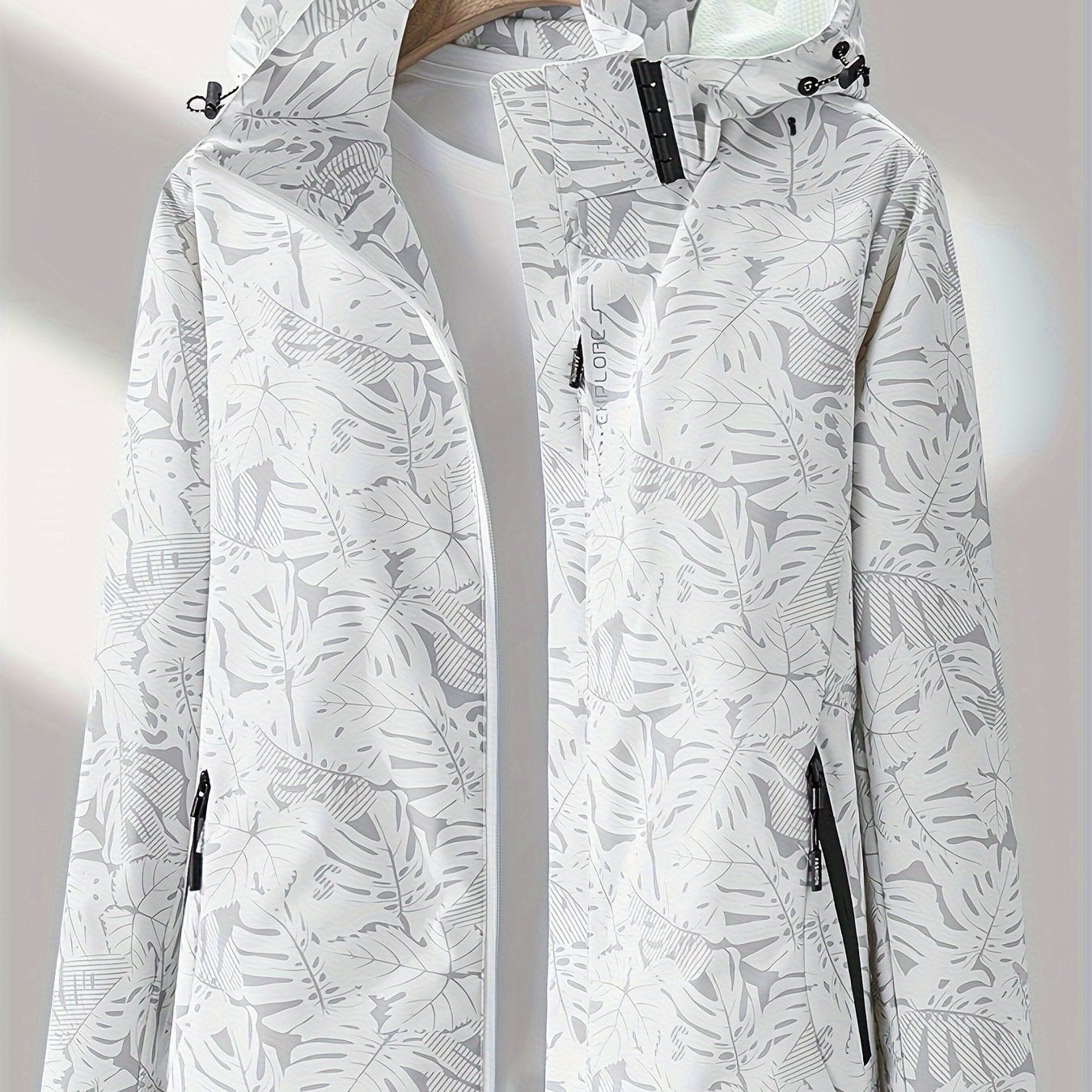 Giacca Antivento Donna con Cappuccio Staccabile - Windbreaker Casual