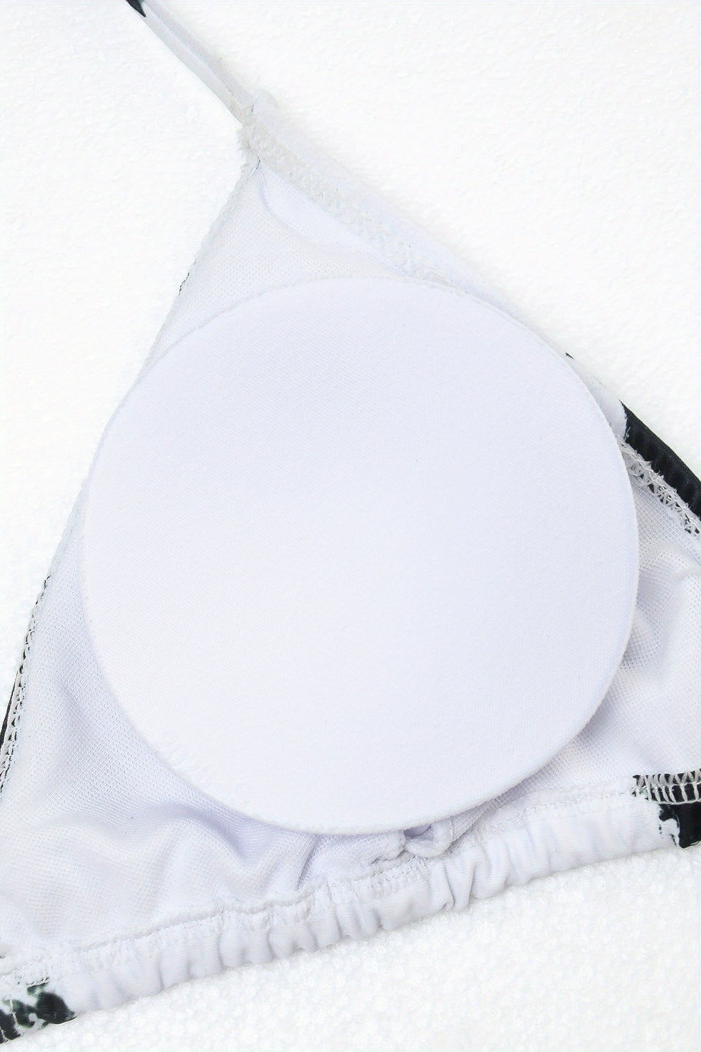 Bikini Donna 2 Pezzi Tie Dye - Halter Vita Alta Regolabile Stile Boxer