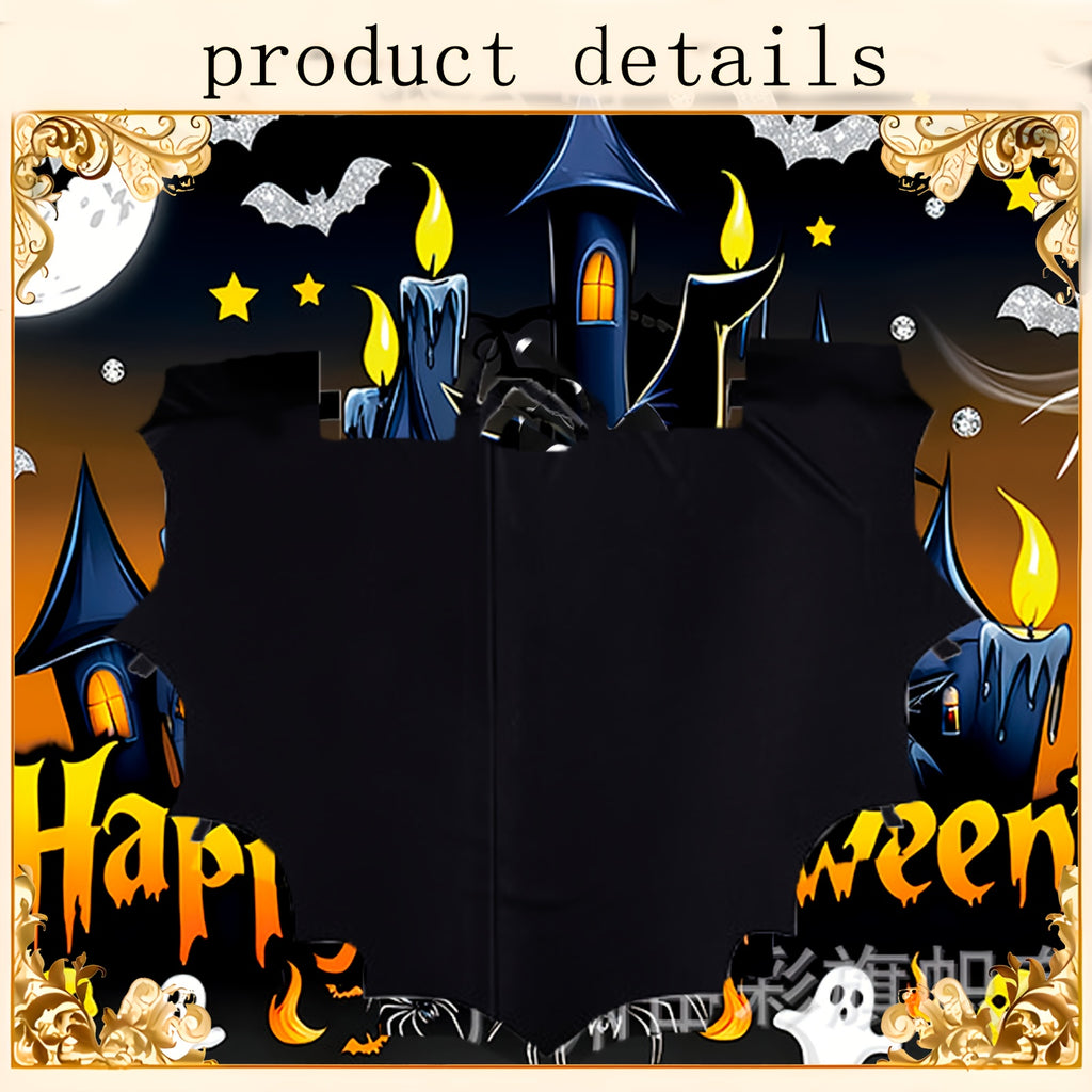 Set Costume Pipistrello Halloween – Mantella con Ali, Maschera Occhi e Fermaglio Capelli