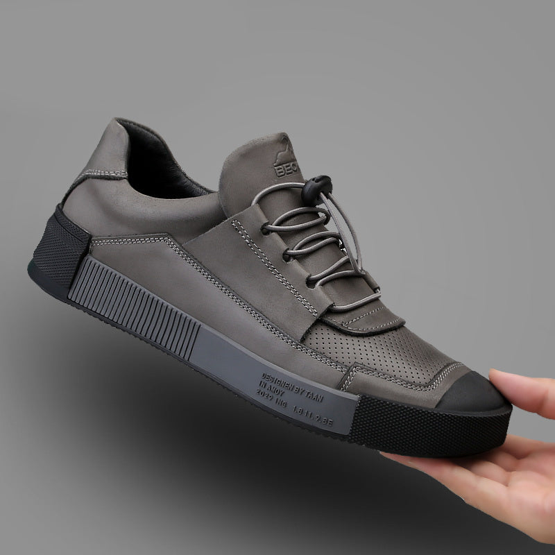 [Genuine Breathable] Genuine Breathable | Men's Casual Shoes | Fashion Lace Up Comfortable