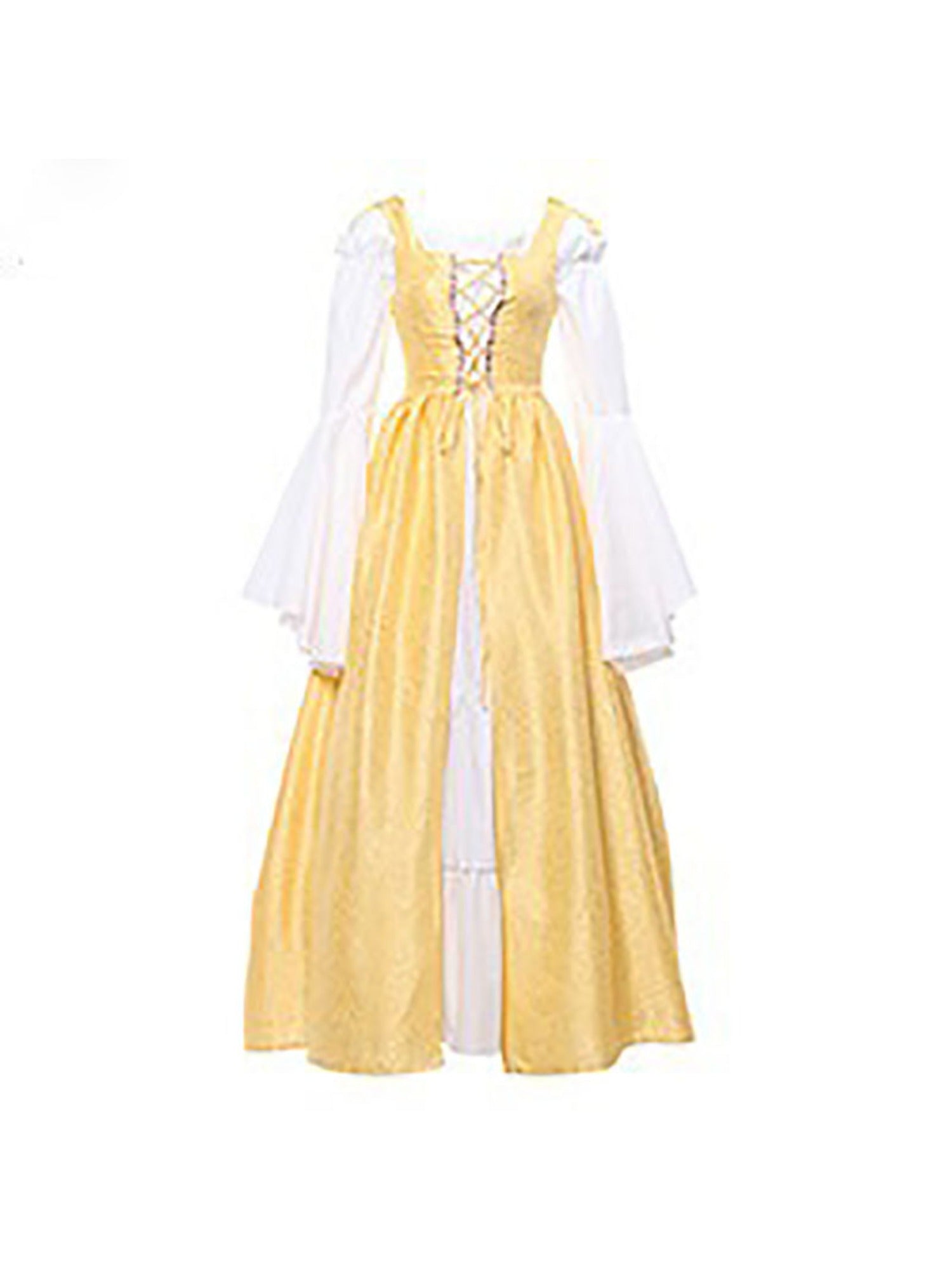 Women's Halloween Costume: Retro Court Two-Piece Gown, Medieval Drama/ Stage Performance Outfit, Halloween Costumes For Women, Costume Halloween, Costumes For Women, Halloween Costume Women, Halloween Costumes Women, Drama Re