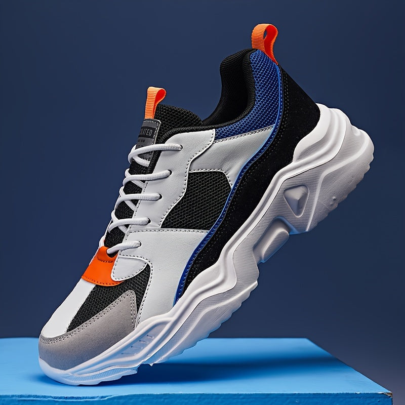 Sneakers Platform Uomo con Zeppa - Scarpe Sportive Dad Shoes Traspiranti