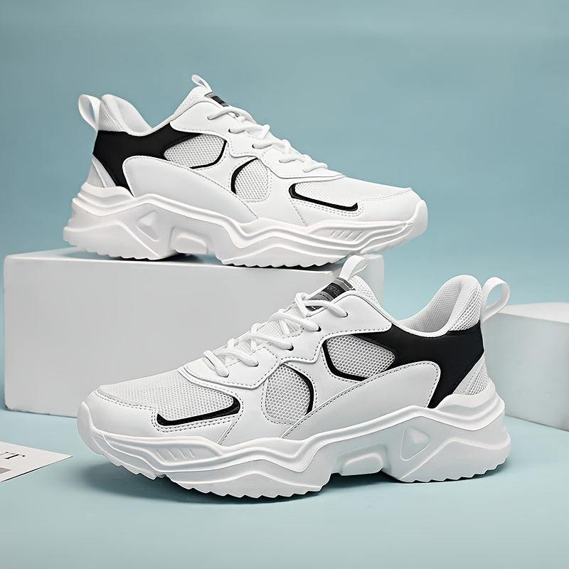 Sneakers Platform Uomo con Zeppa - Scarpe Sportive Dad Shoes Traspiranti