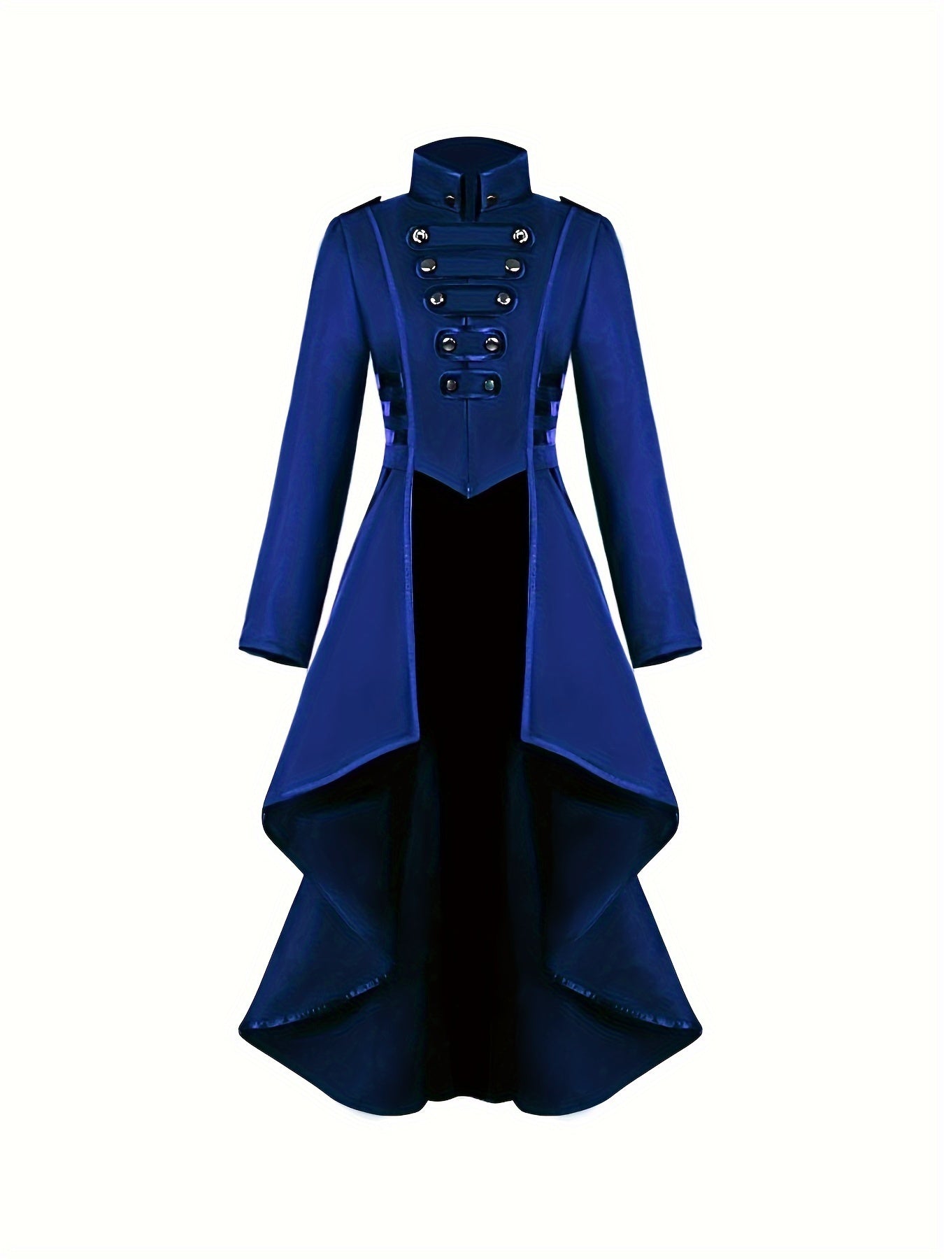 Titolo: Giacca Gotica Vintage con Bottoni Decorativi - Costume Pirata Vampiro Halloween Abbigliamento Donna