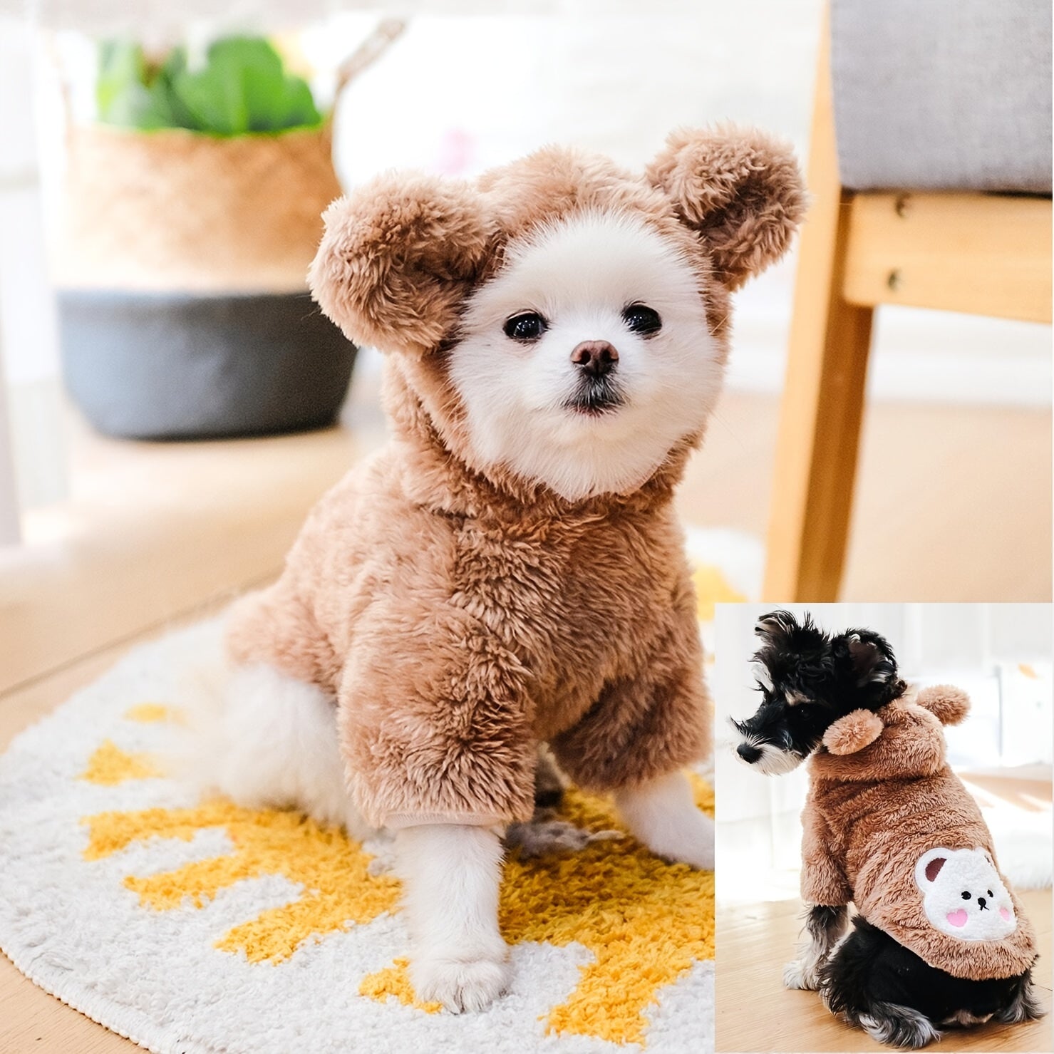 Costume Caldo Orsetto Teddy Bear per Cani e Gatti - Pet Costumes Adorabili