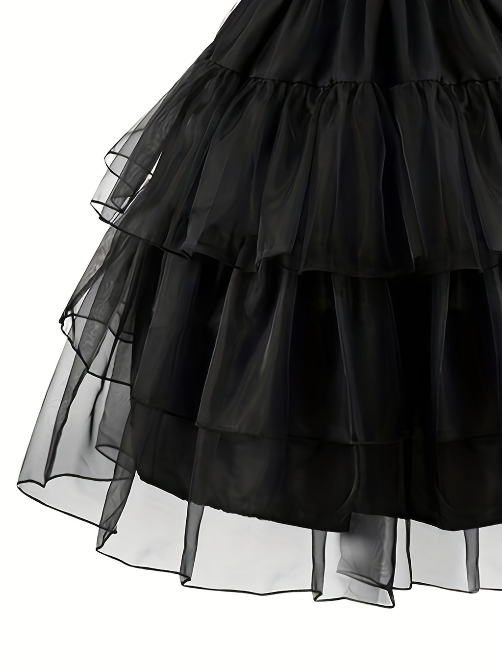 Girls Black Vampire Princess Tutu Dress Cosplay Costumes Gift Halloween