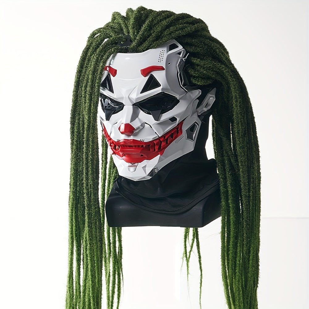 Maschera Joker Clown Halloween – Accessorio Horror per Feste e Carnevale