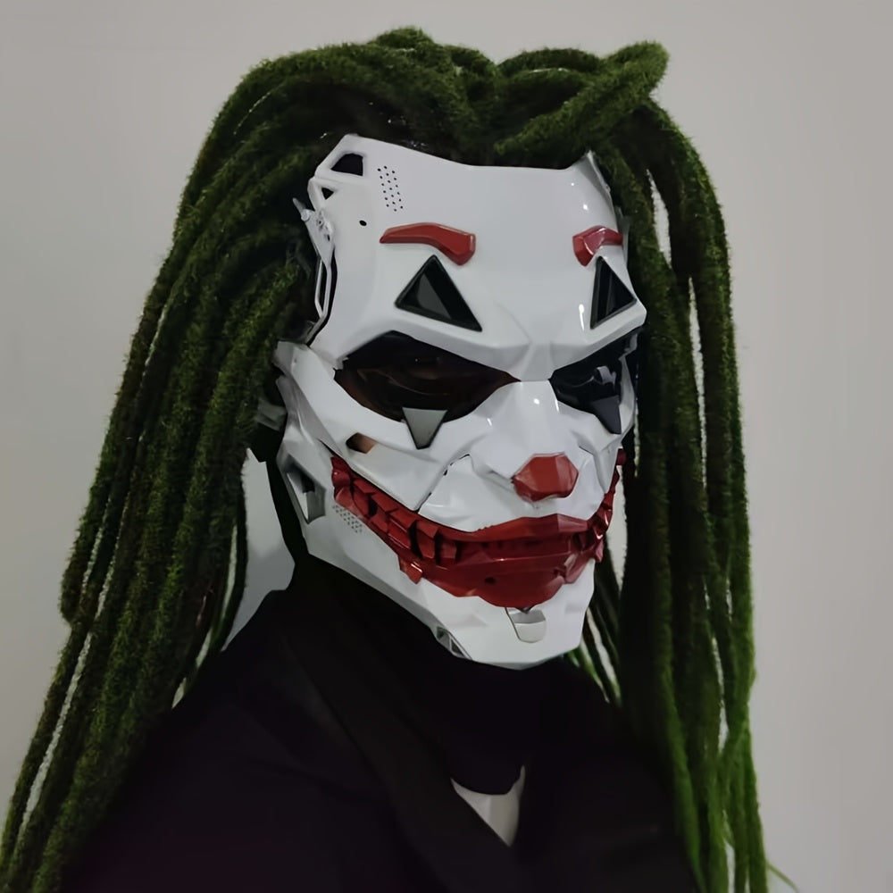 Maschera Joker Clown Halloween – Accessorio Horror per Feste e Carnevale