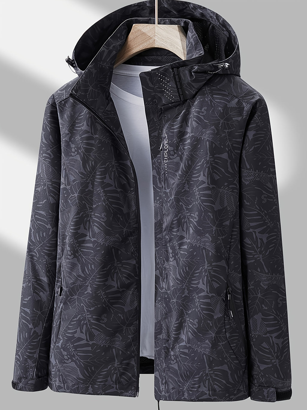 Giacca Antivento Donna con Cappuccio Staccabile - Windbreaker Casual