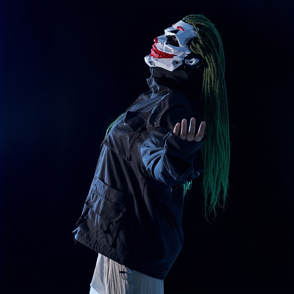 Maschera Joker Clown Halloween – Accessorio Horror per Feste e Carnevale