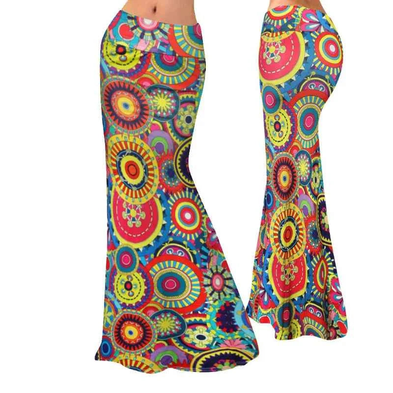 African Floral Long Skirts For Women 2025 New Summer Flower Print Women Plus Size Ladies Jupe Sexy Knit Hip Skirt Beach Saia 3XL