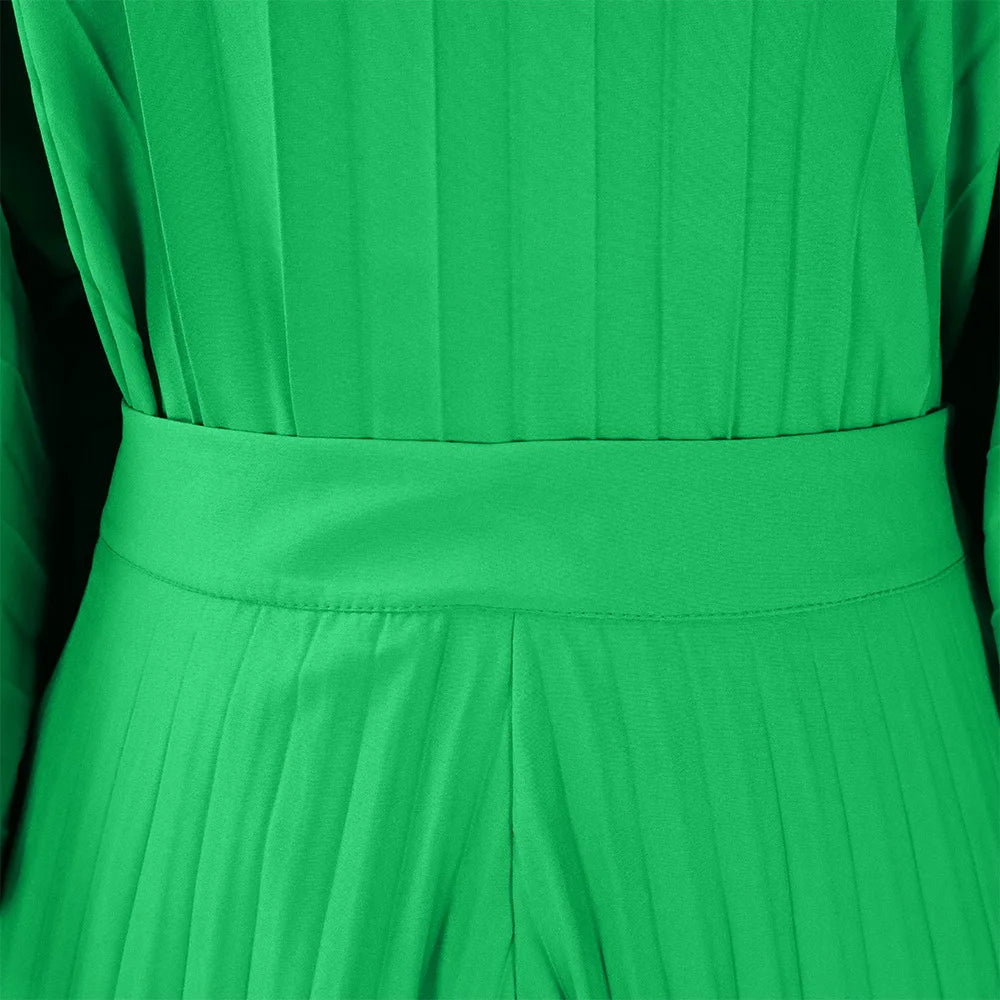 C8531 Latest Design Loose Summer Outfits Wor Women Casual Shirt Top Wide Leg Pants Set Pleated Two Piece Set Women Clothing