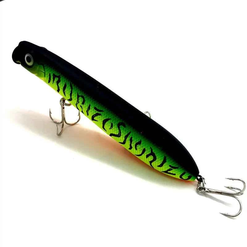 125mm Pesca Artificial Bait Peche Fishing Popper Hard Lure Fishing Wobbler Top Water Crankbait Winter Fishing Minnow Swimbait