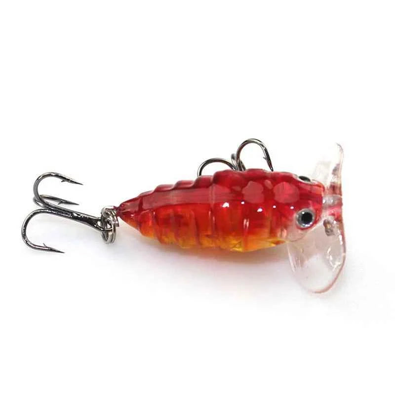 1Pcs Insects fishing Lure 4cm 4.2g Fishing Bait Bass cicada iscas artificiais para pesca Crankbait fishing tackle