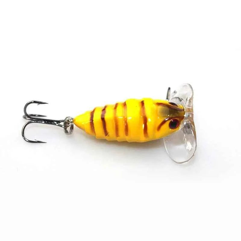 1Pcs Insects fishing Lure 4cm 4.2g Fishing Bait Bass cicada iscas artificiais para pesca Crankbait fishing tackle