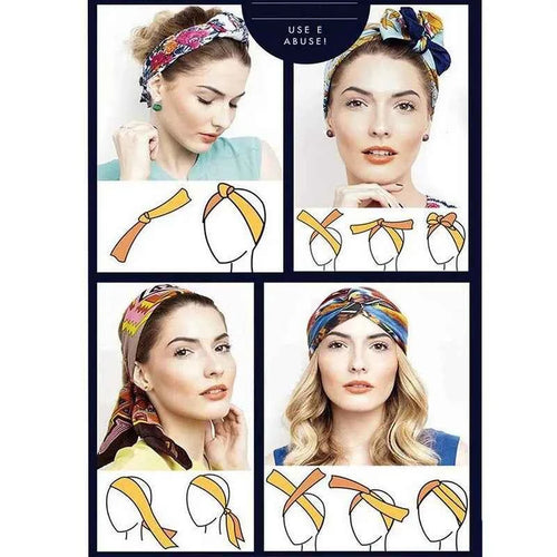 African Print Headbands For Women Designer Bandage With Tassel Earrings Dangle Cotton Wax Hair Bandanas For Women Headband Set