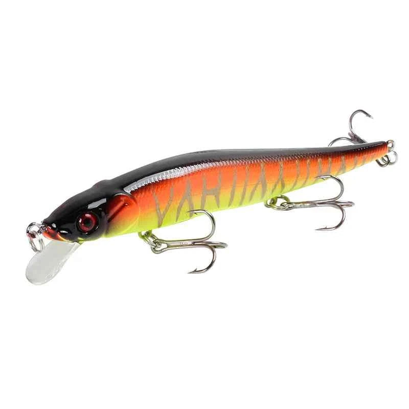 1 Pcs Fishing Lure 11.5cm/14g Minnow Crankbait Wobblers 3D Eyes Perch Artificial Bait Pike Carp Bait Swim Bait Fishing Pesca