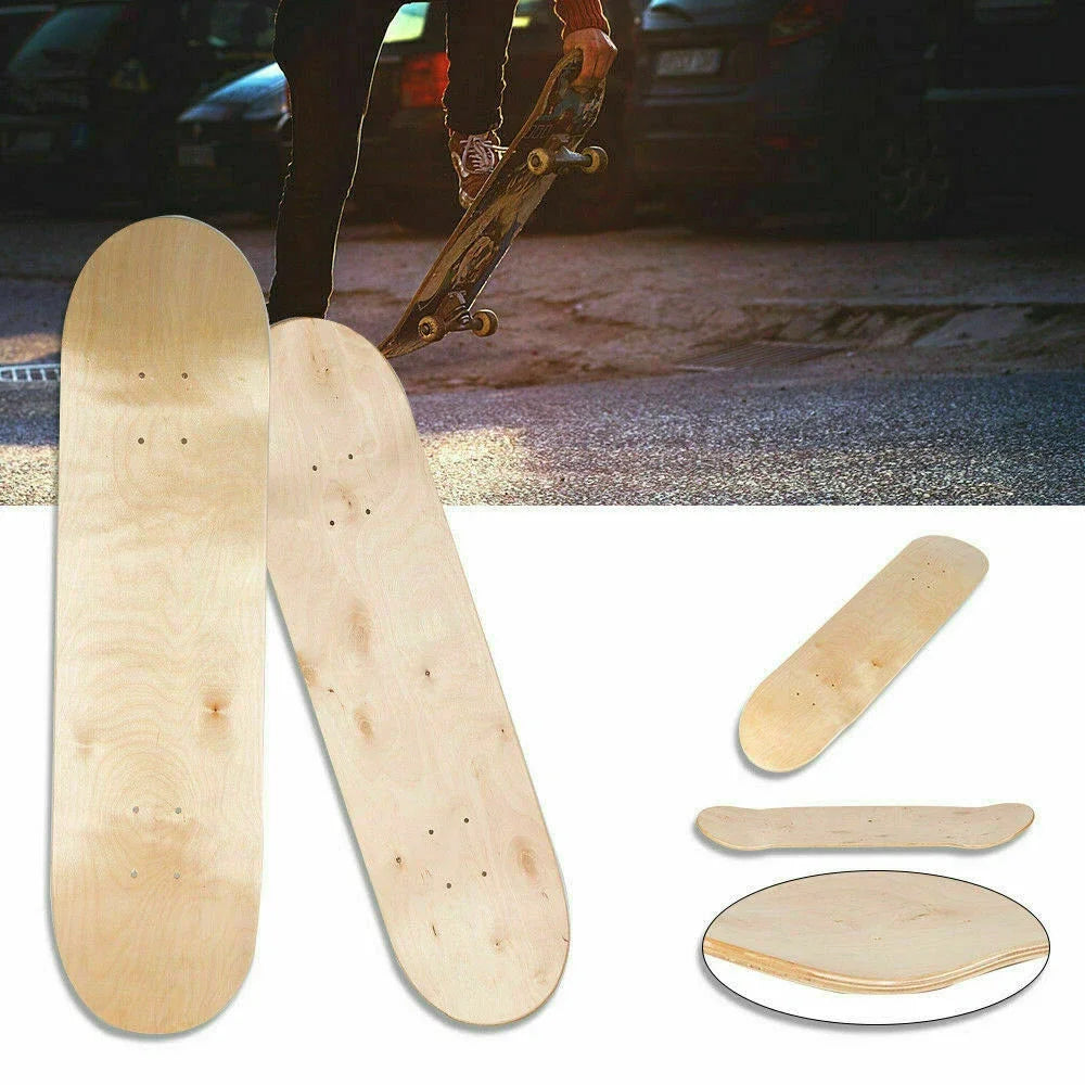 Skateboard in Legno da Disegnare – Tavola Bianca DIY giochi per Bambini e Creativi