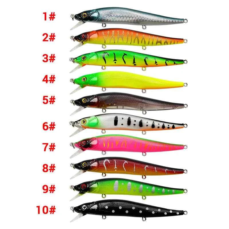 1 Pcs Fishing Lure 11.5cm/14g Minnow Crankbait Wobblers 3D Eyes Perch Artificial Bait Pike Carp Bait Swim Bait Fishing Pesca