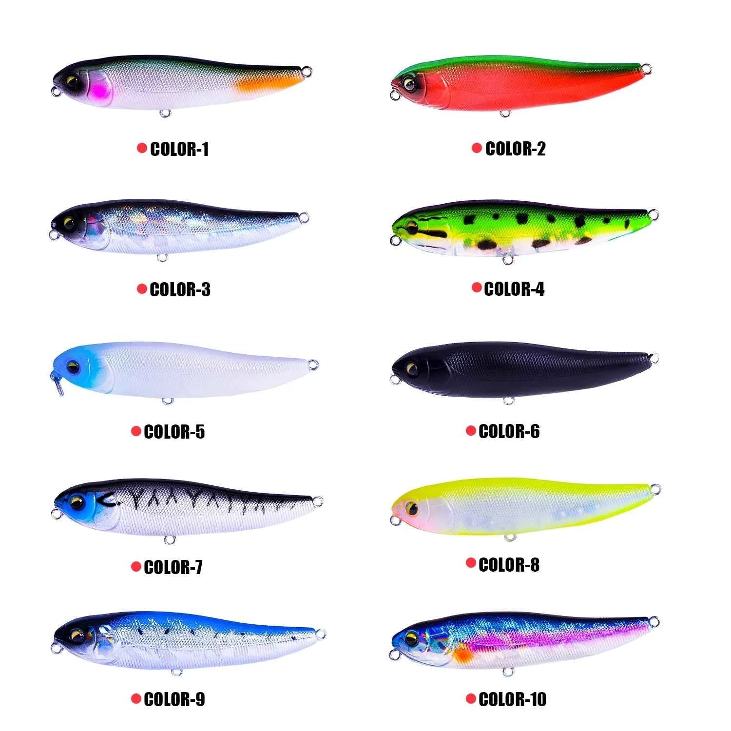 Pencil Fishing Lure Isca Artififcial Weights 8g 75mm Floating Pesca Bait Wobblers Peche A La Carp Fish Tackle Leurre Accessories