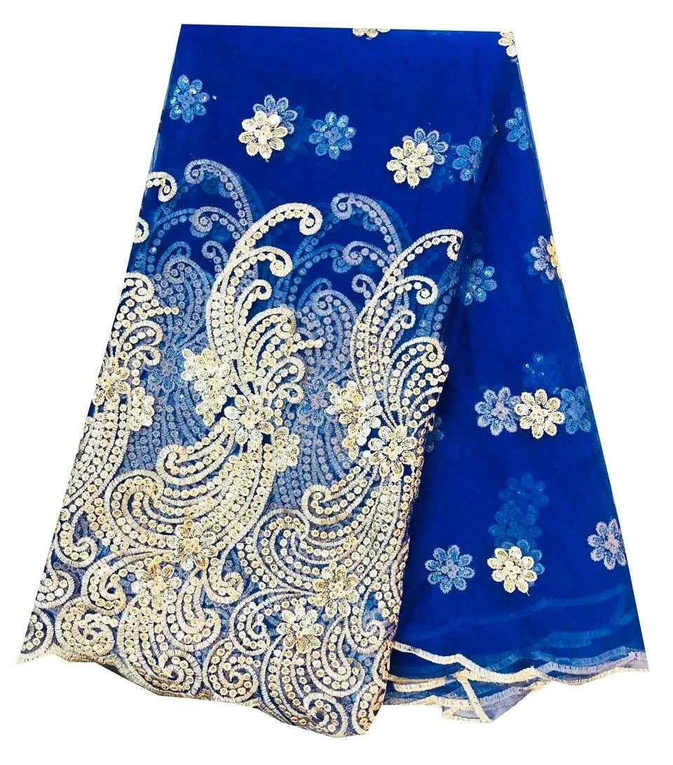 5yards/lot 2025 High Quality Nigerian French Lace African Lace Fabric for Party Dress Peach Africa Lace Fabric ALC