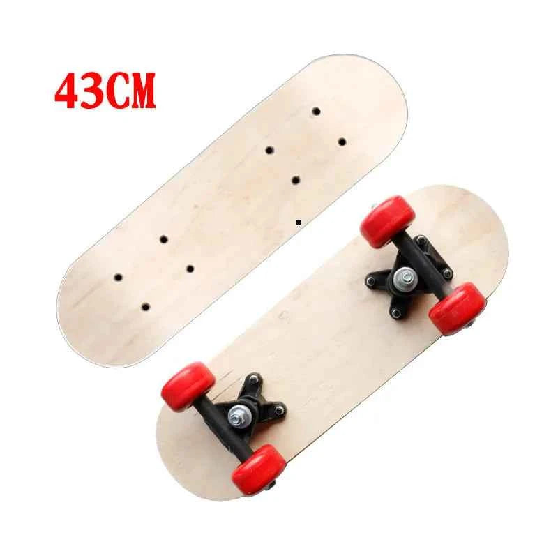 Skateboard Whiteboard 43cm 60cm 72cm 80cm Hand drawn Drawing Original Wooden Board DIY Blank Skateboard Children's Skate Board