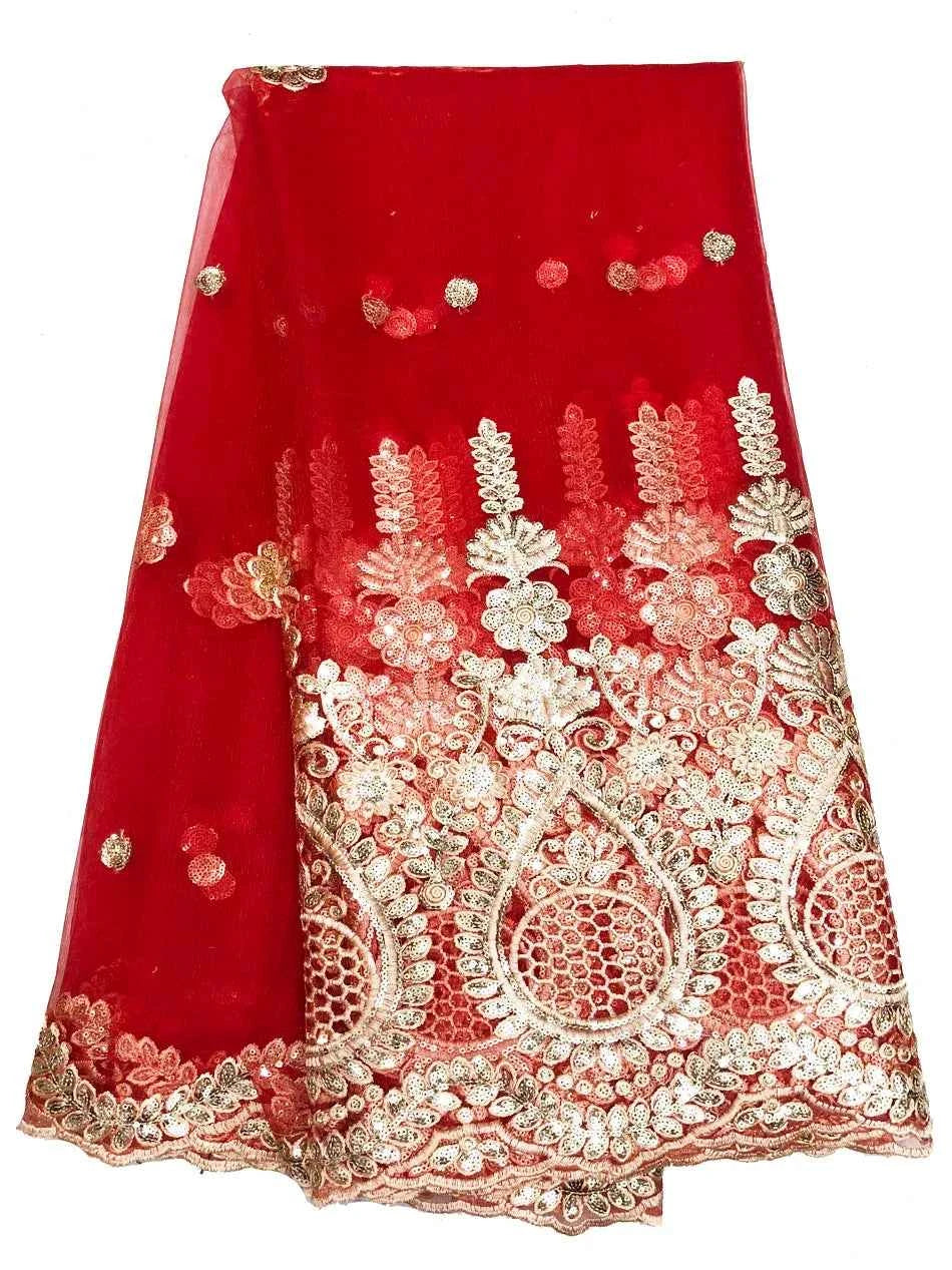 5yards/lot 2025 High Quality Nigerian French Lace African Lace Fabric for Party Dress Peach Africa Lace Fabric ALC