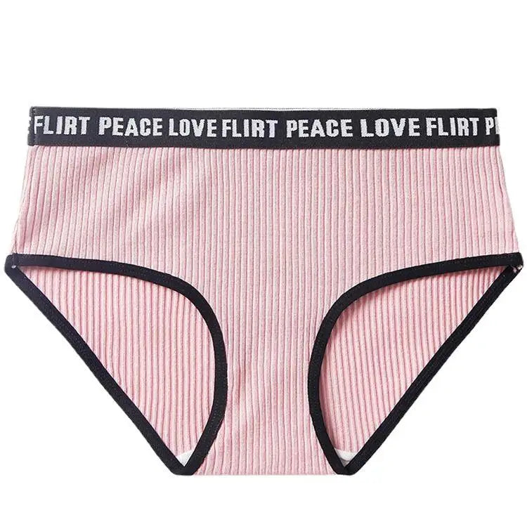 3Pcs/Lot Kids Panties Chirdren's Underwear Lovely Girl Briefs Floral Adorable Pants Baby Cotton Underpants Letter