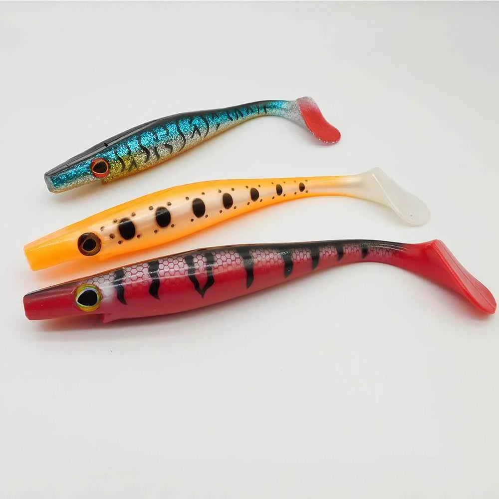 KESFISHING Hog Shad 4”5”6”8” inch Pesca Isca Artificial Bait Big Catch Sea Fishing Wobblers winter fishing Soft Fishing
