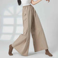 Modern Dance Girl Loose Straight Wide-Leg Pants Classic Dance Practice Outfit Daily Wear Comfortable Fit Dance Trousers