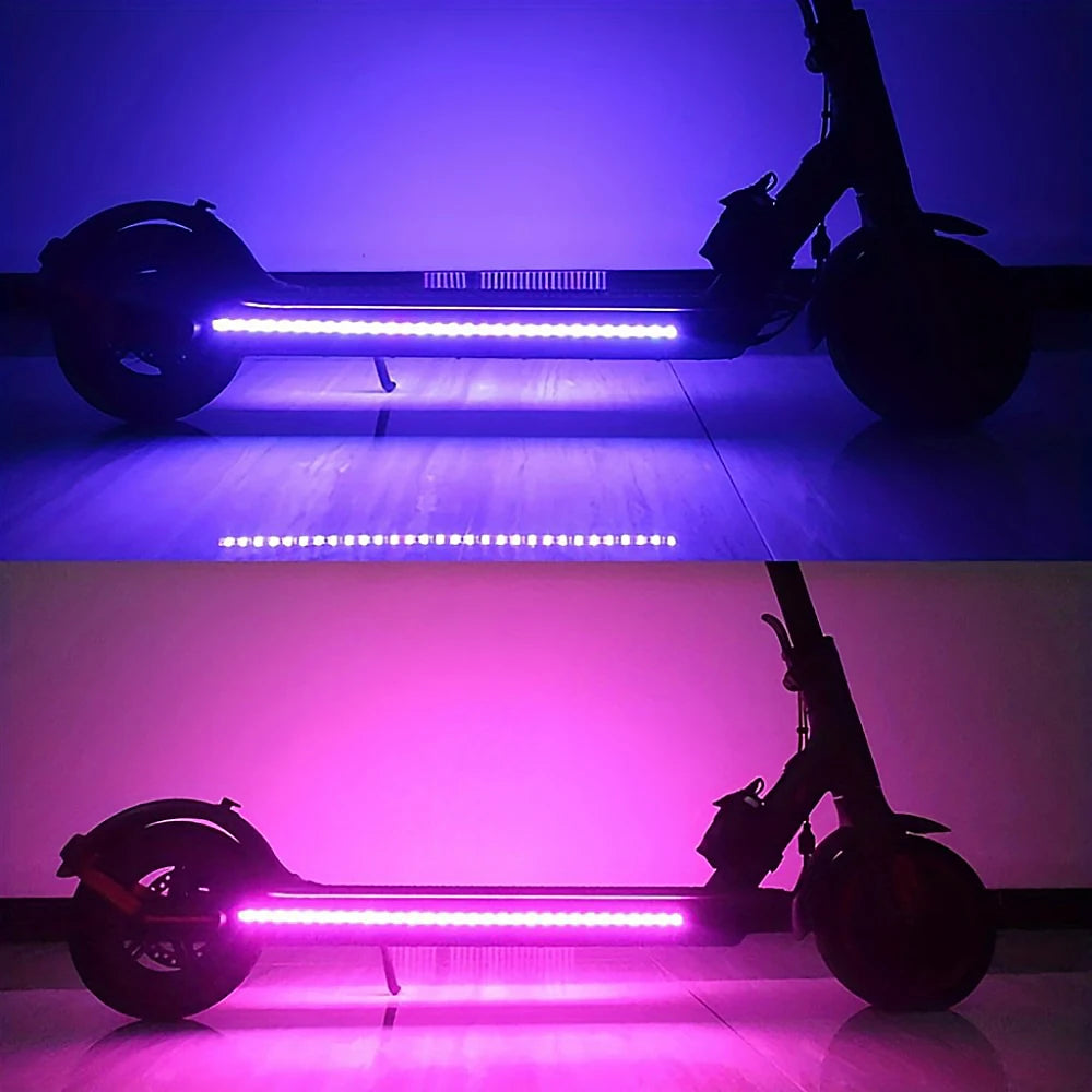 Strisce LED di Sicurezza per Scooter e Biciclette – Luci Notturne a Batteria per Visibilità e Stile