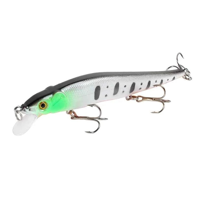 1 Pcs Fishing Lure 11.5cm/14g Minnow Crankbait Wobblers 3D Eyes Perch Artificial Bait Pike Carp Bait Swim Bait Fishing Pesca