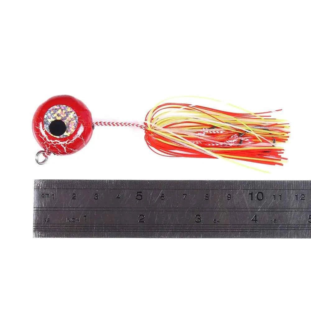 20g-120g Tenya Jig esca da pesca piombo Jighead esca nautica in mare con gonna in gomma esca da pesca luminosa in acqua salata