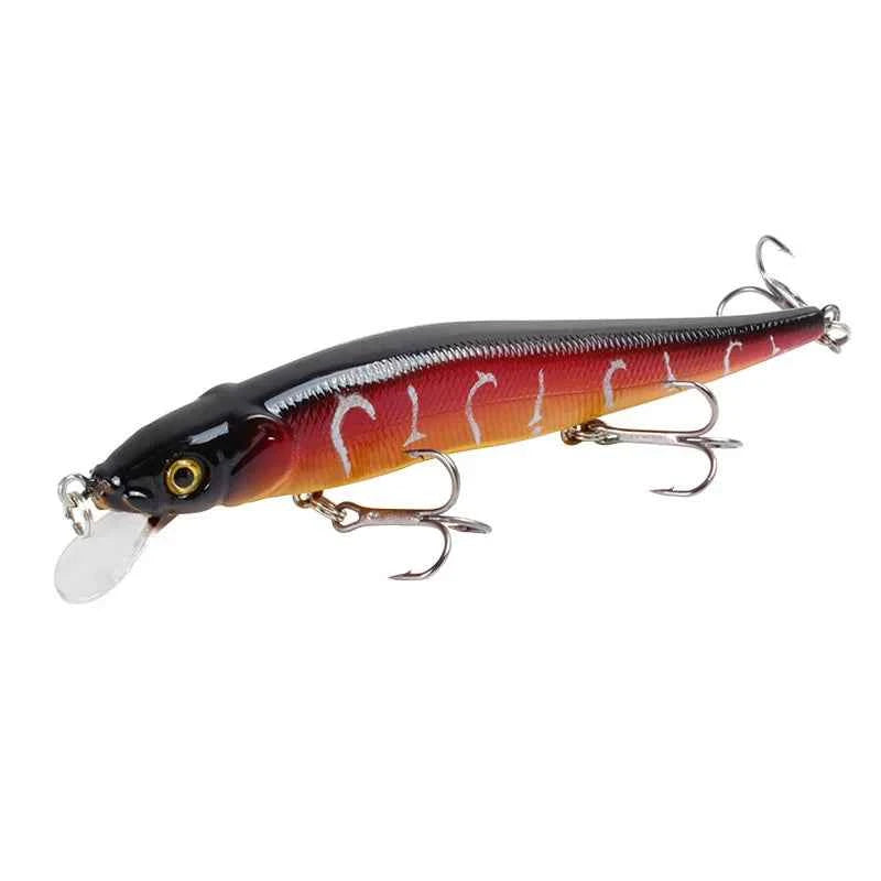 1 Pcs Fishing Lure 11.5cm/14g Minnow Crankbait Wobblers 3D Eyes Perch Artificial Bait Pike Carp Bait Swim Bait Fishing Pesca