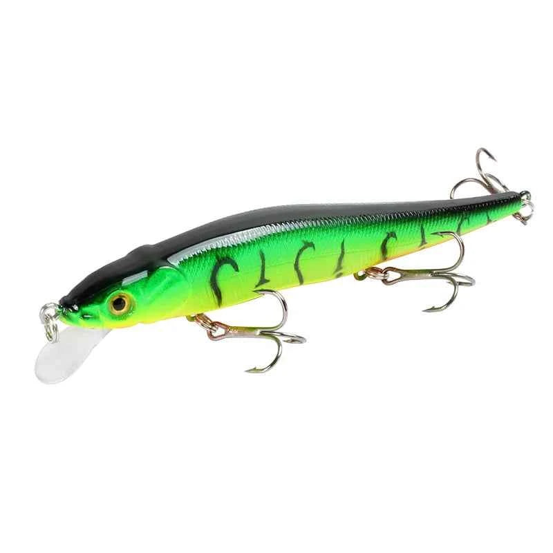 1 Pcs Fishing Lure 11.5cm/14g Minnow Crankbait Wobblers 3D Eyes Perch Artificial Bait Pike Carp Bait Swim Bait Fishing Pesca