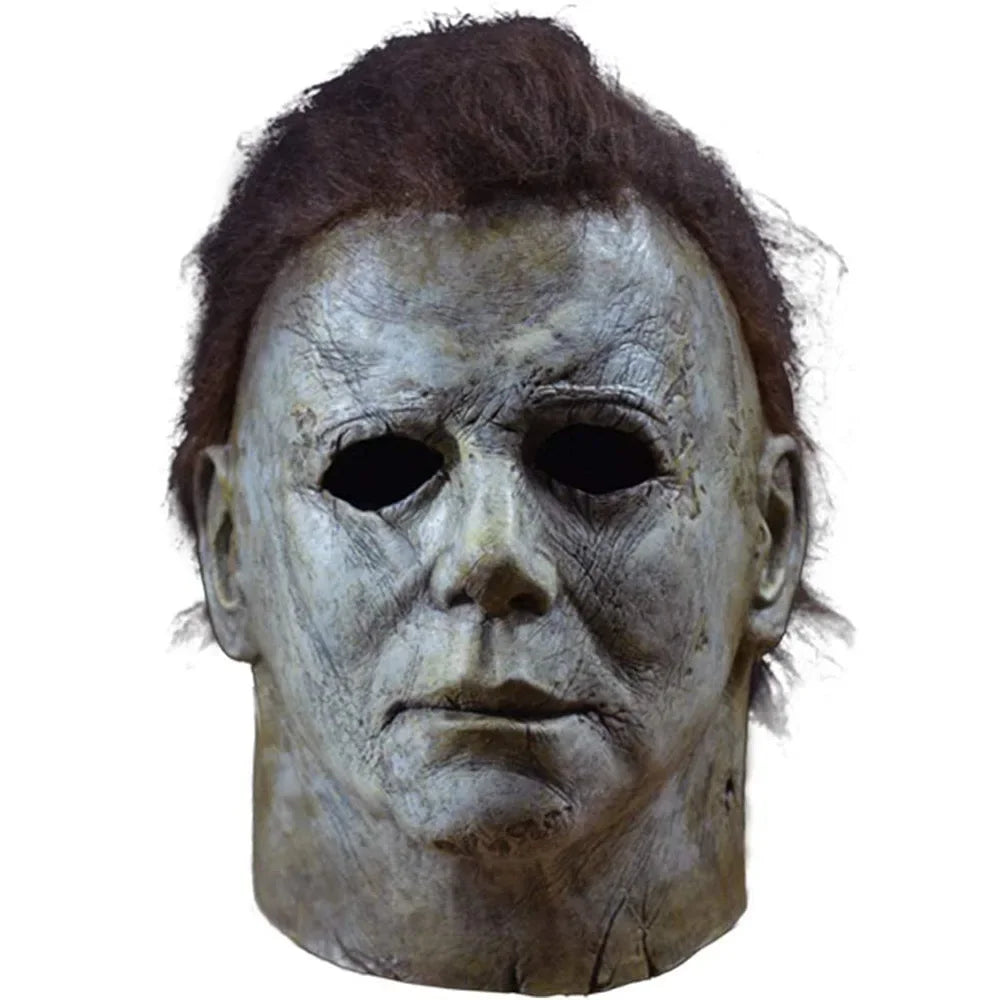 Halloween Mask Michael Myers Carnevale Killer Cosplay Costume Prop Horror Latex Headgear Bloody Killer Cos Adult Party Supplies