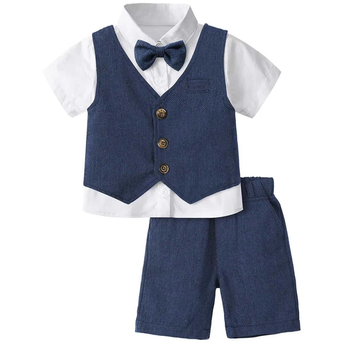 Completo Cerimonia Bambino 3 Pezzi - Abito Elegante per Matrimonio e Feste