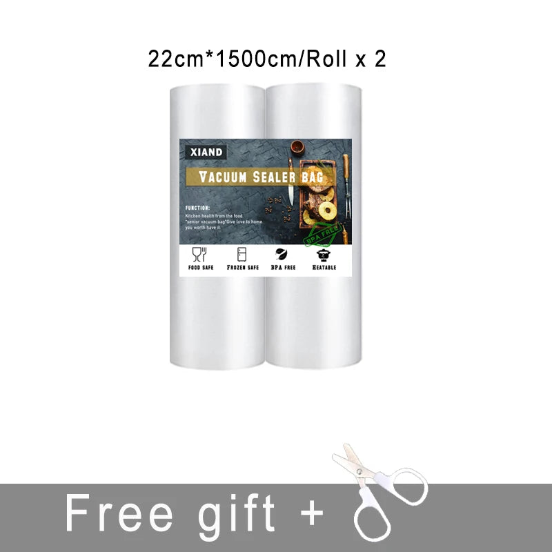Vacuum Bags For Food Storage Bags Vacuum Sealer Food Bags Vacuum Packaging 12/15/20/22/25/28cm*1500cm/Rolls