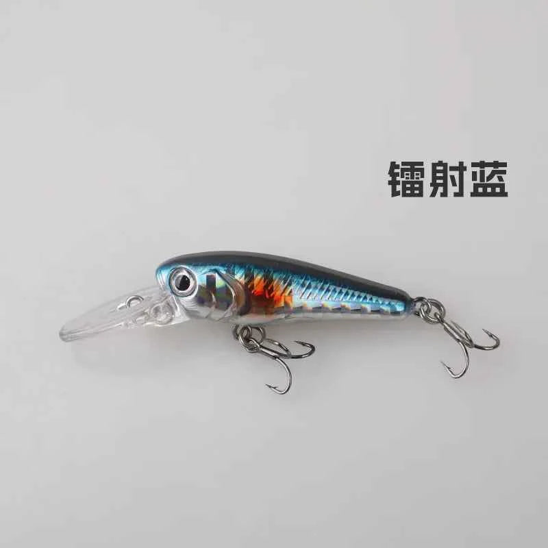1pc Pesca Hard Fishing Lure Minnow Wobbler Peche Artificial Crank Bait Bass Perch Pike Salmon Trout