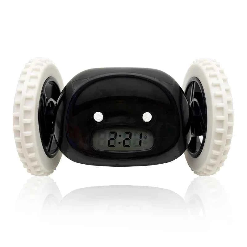 4 Styles CLOCKY Moving Alarm Clock with Jump and Run Feature for Heavy Sleepers Wake Up Easier
