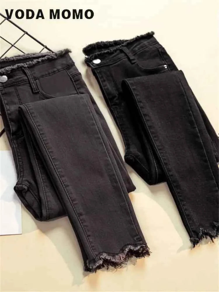 Jeans Female Denim Pants Black Color Womens Jeans woman Donna Stretch Bottoms Feminino Skinny Pants For Women Trousers
